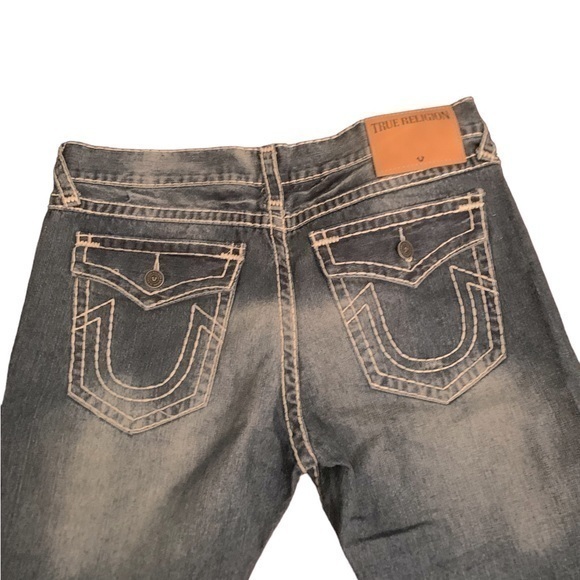 True Religion Ricky Relaxed Straight Fit Size 36 Jeans Perfect Condition!